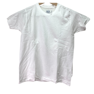 5 Camisas Nuevas, Marca Fruit of the Loom, Talla 6-8, Medidas: 26 cm de Ancho y 41 cm de largo
