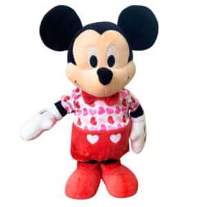 Peluche móvil de Mickey Mouse, Marca Disney , Medidas: Ancho 13 cm  y Alto: 33 cm