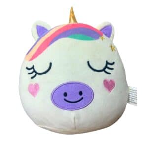 Peluche de unicornio , Marca Squishmallow, Medidas: Ancho 22 cm  y Alto: 26 cm