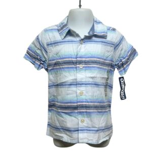 Camisa nueva, Marca Oshkosh, Talla 24M, Medidas: Ancho 32 cm  y Alto: 40 cm