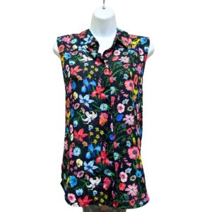 Blusa nueva, Marca Tahari, Talla L, Medidas: Ancho 54 cm  y Alto: 82 cm