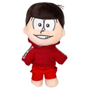 Peluche de Osomatsu , Marca Sanei Trading, Medidas: Ancho 11 cm  y Alto: 18 cm