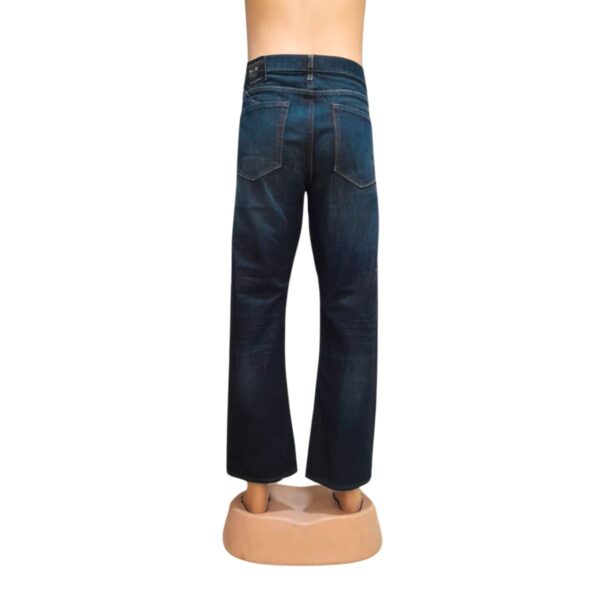 Jeans De Caballero / Azul Oscuro Nuevo, Marca BANANA REPUBLIC, Talla W36 - 49 cm de ancho - Imagen 2