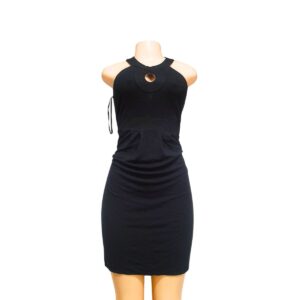 Vestido Slim Negro/ Sin mangas Escotado, Marca LOFT, Talla W4 – 54 cm de ancho