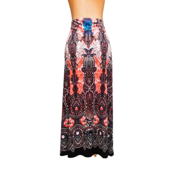 Falda Con Diseño Rustico/Multicolor Slim Nuevo, Marca ECI, Talla XL - 49 cm de ancho - Imagen 2
