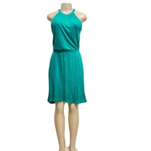 Vestido Verde Nuevo, Medidas 36cm de ancho y 104cm de largo, Marca Old Navy, Talla M