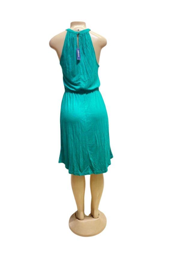 Vestido Verde Nuevo, Medidas 36cm de ancho y 104cm de largo, Marca Old Navy, Talla M - Imagen 2