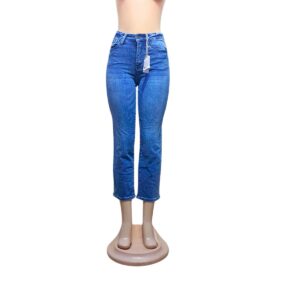 Jeans Azul/Dama Nuevo, Marca THE FINE PRINT, Talla 23P – 35 cm de ancho