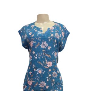 Blusa Floral  Nueva, Medidas 58cm de ancho, y 69cm de largo, Marca Papermoon, Talla L