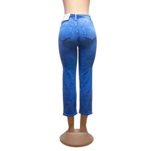 Jeans Azul/Dama Nuevo, Marca THE FINE PRINT, Talla 23P – 35 cm de ancho