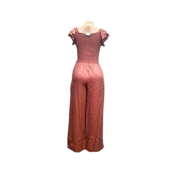 Enterizo/ Café Nuevo, Marca JOPRA, Talla M - 41 cm de ancho - Imagen 2
