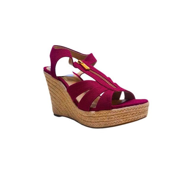 Sandalias De Vestir, Berkley Wedge Navy, Marca Michael Kors, Talla 7W - 24 cm - Imagen 2