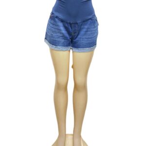 Short Jeans de Maternidad Nuevo ,Medidas 54cm de ancho y 46cm de largo, Marca Time and True, Talla XXL