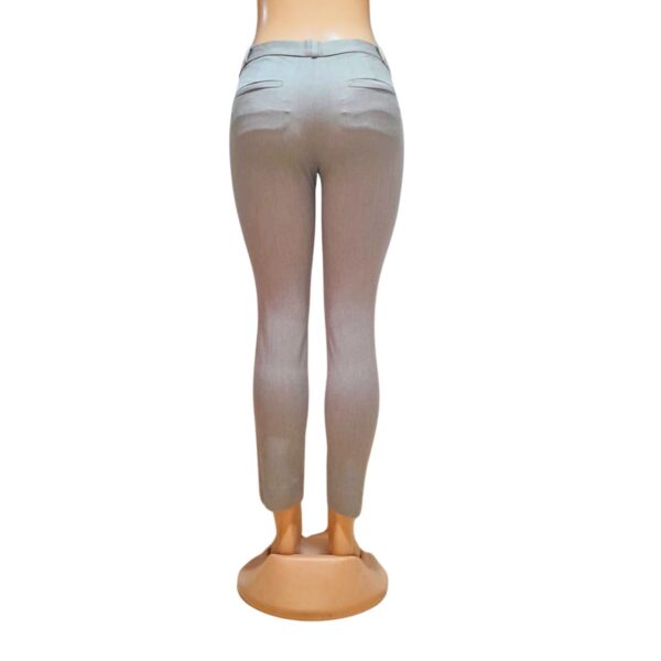 Pantalon Casual Dama Slim/ Gris Nuevo, Marca BANANA/REPUBLIC, Talla W2 - 41 cm de ancho - Imagen 2