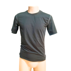 Camiseta Negra Deportiva, Marca , Talla XL – 46 cm de ancho