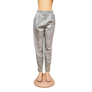 Pantalon Casual Blanco/Gris, Marca CHARTERB CLUB, Talla 8 – 39 cm de ancho