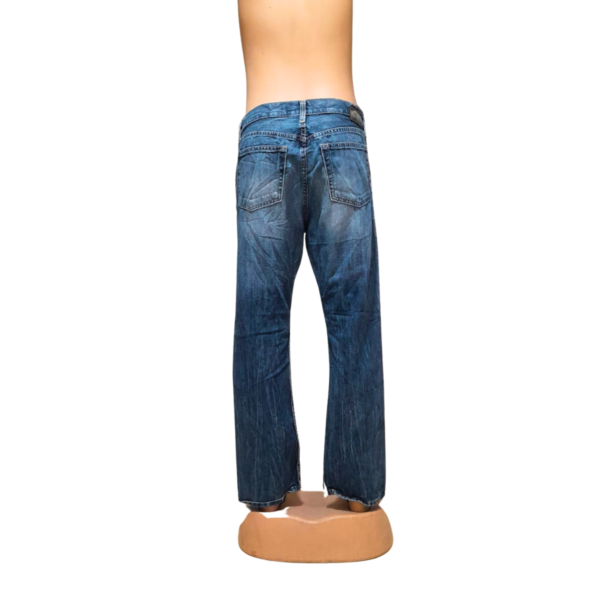 Jeans De Caballero Azul Claro, Marca STANDARD FIT, Talla 34 - 47 cm de ancho - Imagen 2