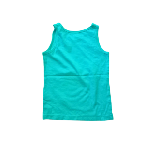 Camiseta De Tirantes Color Menta De Niña, Marca CARTES, Talla 4T – 29 cm de ancho