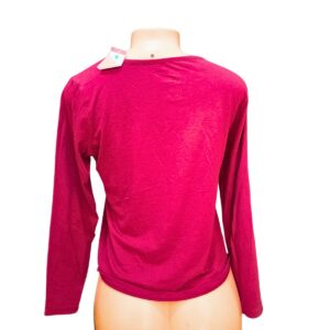 Blusa Manga Larga/ Roja, Marca ARIZONA, Talla XXL – 50 cm de ancho