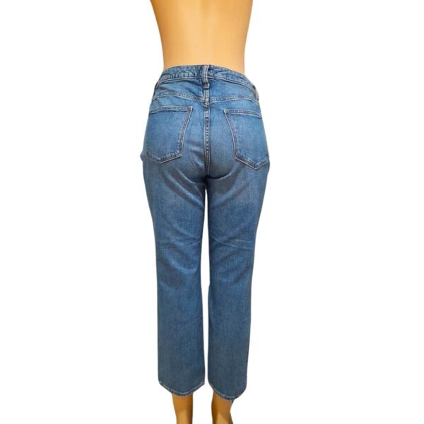 Jeans De Dama Azul Claro Liso, Marca UNIVERSAL, Talla 12 - 46 cm de ancho - Imagen 2