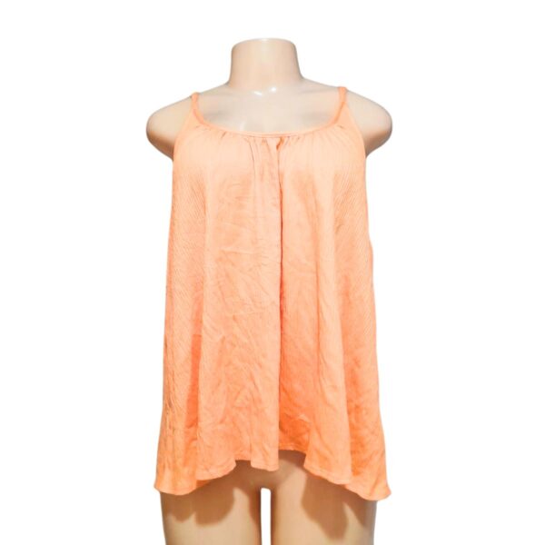 Blusa Naranja De Tirantes, Marca OLD NAVY, Talla XL - 56 cm de ancho