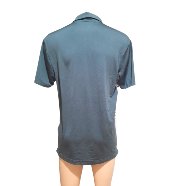 Camiseta De Cuello Deportiva Blanco/Gris, Marca UNDER ARMOUR, Talla M - 54 cm de ancho - Imagen 2