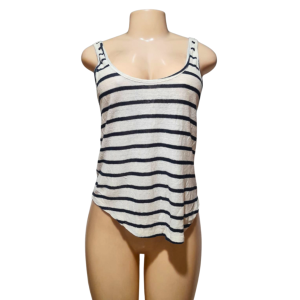 Blusa Rayada, Marca PATRIONS JESSE, Talla XS - 30 cm de ancho