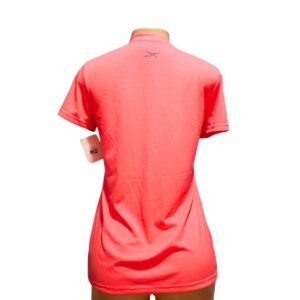 Camiseta Deportiva Rosa Fosforecente/ Nueva, Marca REEBOK, Talla M – 57 cm de ancho