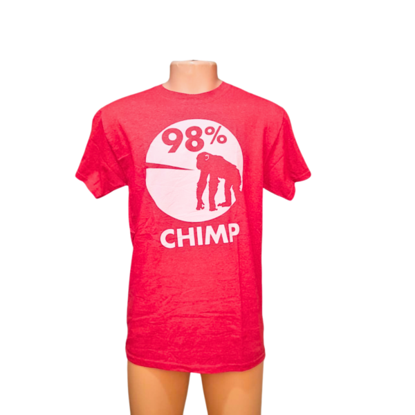 Camiseta Cuello Redondo Rojo, Marca FRUIT/LOOM, Talla M - 53 cm de ancho