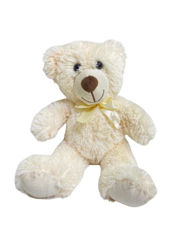 Peluche de Oso Blanco, Medidas 36cm de alto y 23cm de ancho