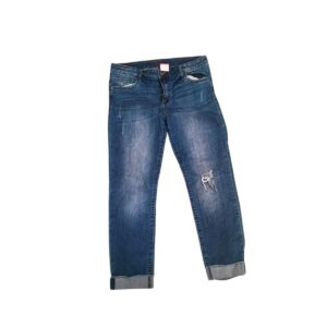 Jeans De Dama Azul Oscuro Claro, Marca KUT, Talla 10 – 45 cm de ancho