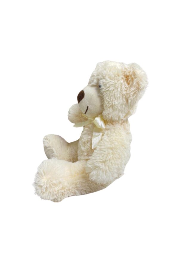 Peluche de Oso Blanco, Medidas 36cm de alto y 23cm de ancho - Imagen 2