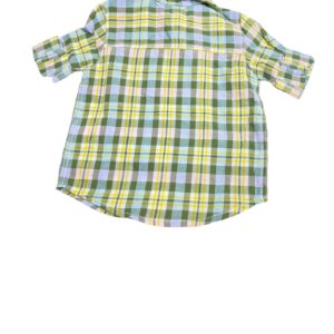 Camisa Nueva con Cuadro,Medidas 29cm de ancho y 34cm de largo, Marca Carter”s, Talla 6M