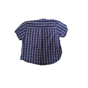 Camisa Cuadriculada / Azul, Marca KING/SIZE, Talla 3XL – 81 cm de ancho