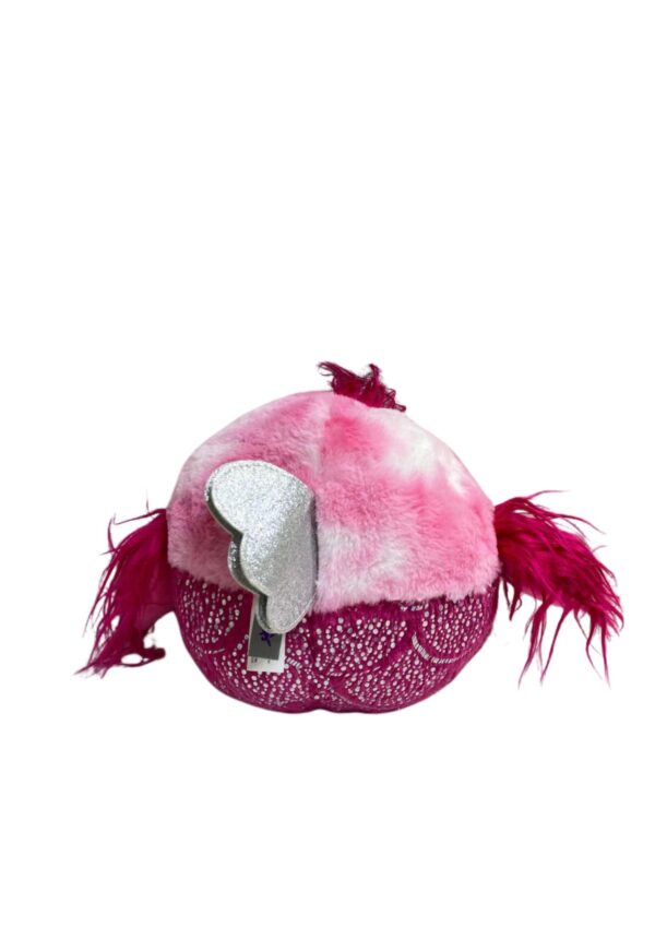 Peluche de Flamingo Rainbocorn, Medidas 34cm de alto y 39cm de ancho - Imagen 2