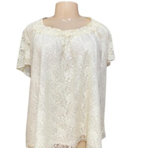 Blusa,Medidas 65cm de ancho y 73cm de largo, Marca Cable & gauge, Talla XL