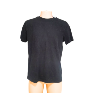 Camiseta Negra Manga Corta, Marca OLD NAVY, Talla M – 57 cm de anccho