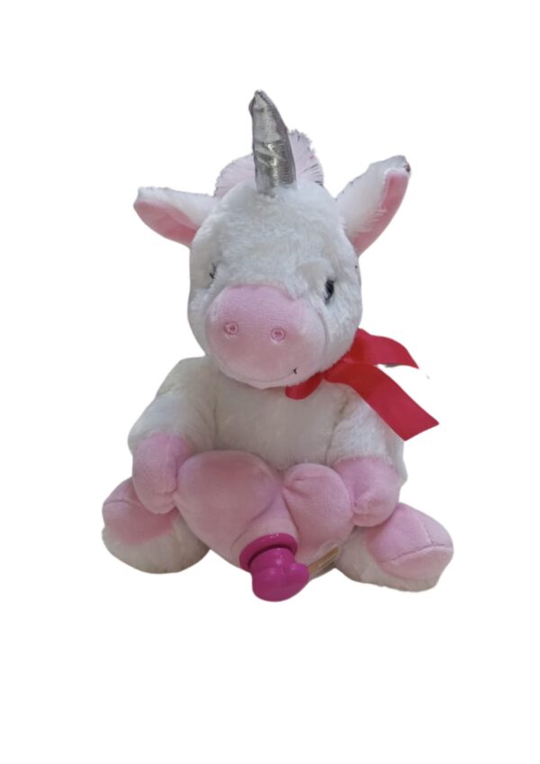 Peluche de Unicornio, Medidas 33cm de alto y 20cm de ancho