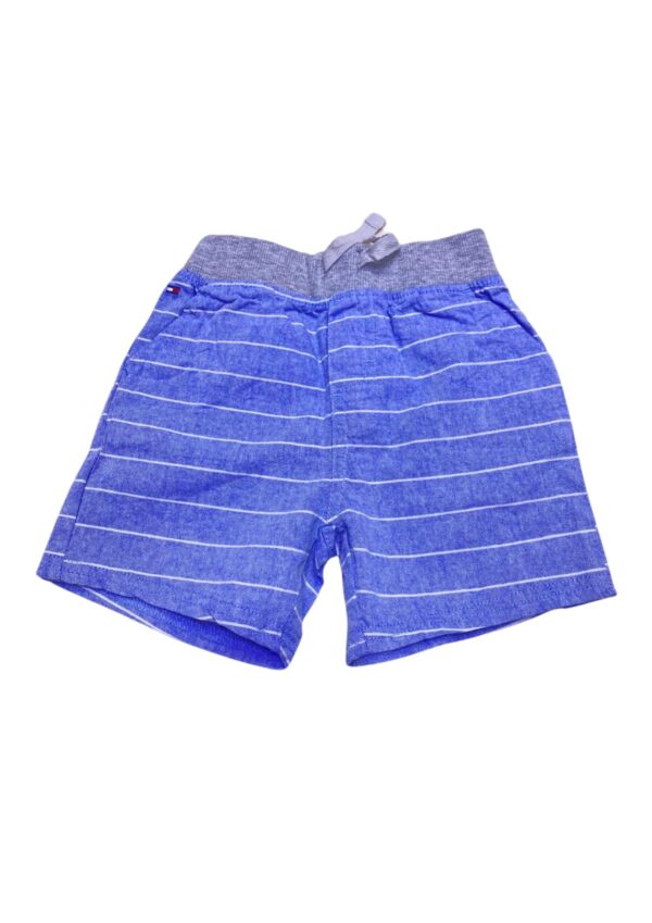 Short de Rayas Nuevo,Medidas 22cm de ancho y 23cm de largo, Marca Tommy Hilfiger, Talla 6-9M
