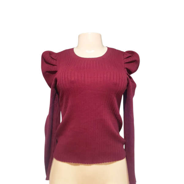 Blusa Sin Mangas Roja, Marca CHAPS, Talla XL - 63 cm de ancho