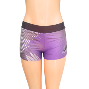 Short Deportivo/Morado, Marca CHAMPION, Talla M – 41 cm de ancho