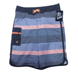 Short Playero Rayado/ Nuevo, Marca ART/CLASS, Talla 12T – 35 cm de ancho