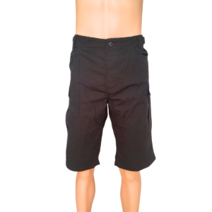 Short De Caballero Negro Tipo Comando, Marca , Talla L – 50 cm de ancho