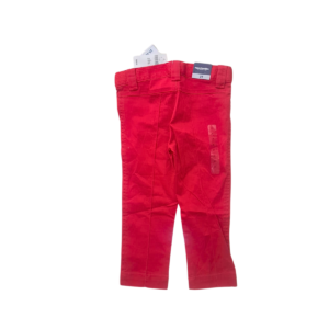 Pantalon Rojo De Niña, Marca GAP, Talla 2T – 28 cm de ancho