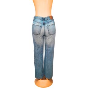 Jeans De Dama Rasgado, Marca AEROPOSTALES, Talla 2 –  42 cm de ancho