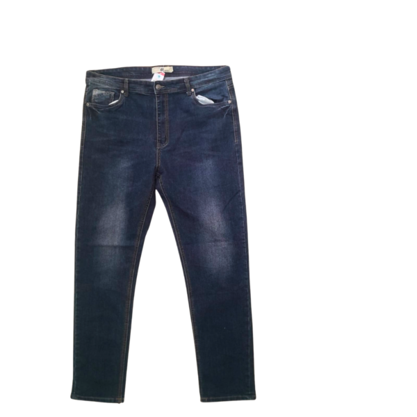 Jeans De Caballero Azul Oscuro, Marca R.R, Talla 40 - 55 cm de ancho