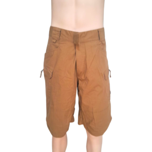 Short Tipo Comando Color Café/Oscuro, Marca POLAND, Talla 2XL – 50 cm de ancho