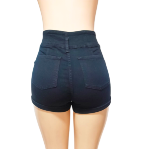 Short De Dama Negro/ Nuevo, Marca NOBO, Talla 3 – 32 cm de ancho