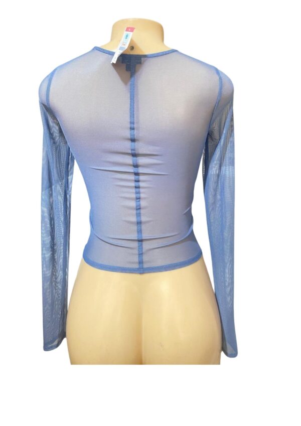 Blusa Transparente,Medidas 31cm de ancho y 53cm de largo, Marca American Eagle, Talla XS - Imagen 2