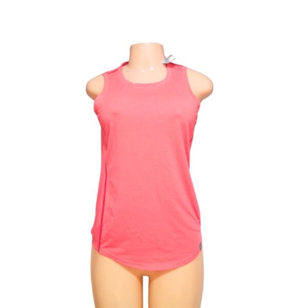 Blusa Naranja Deportiva/Sin Mangas, Marca TITLE NINE, Talla S - 42 cm de ancho